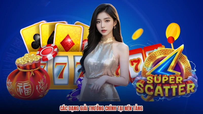 Các dạng giải thưởng chính tại nền tảng
