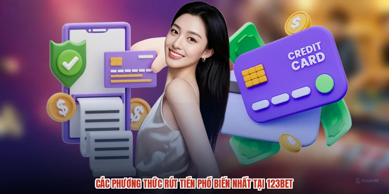 Các phương thức rút tiền phổ biến nhất tại 123BET