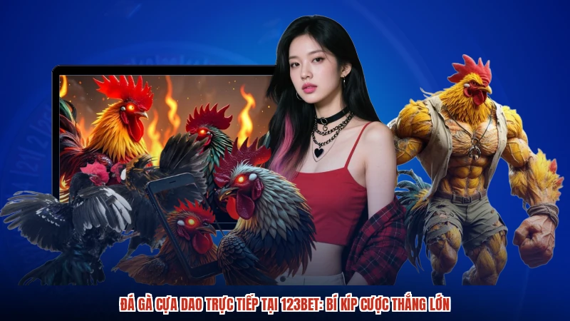 Đá Gà Cựa Dao Trực Tiếp Tại 123BET: Bí Kíp Cược Thắng Lớn