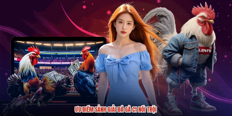 Ưu điểm sảnh giải đá gà C1 nổi trội